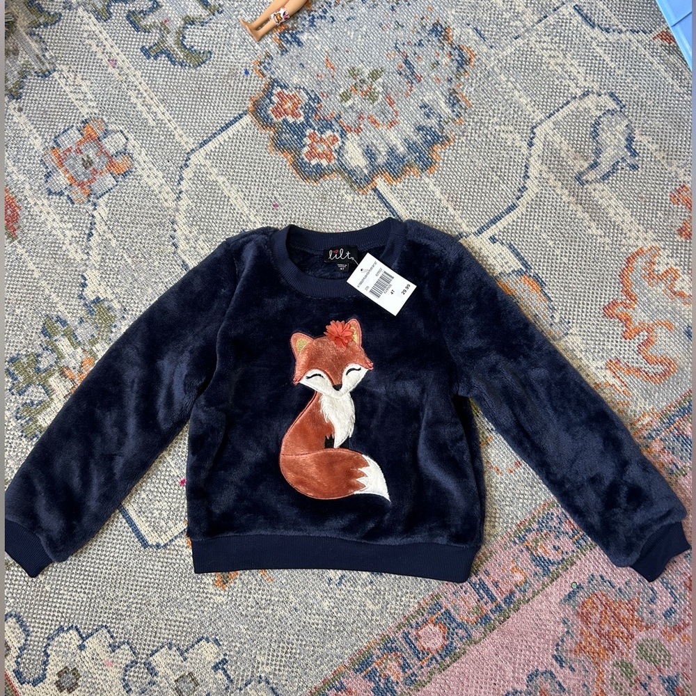 Toddler Girl’s Plush Pullover